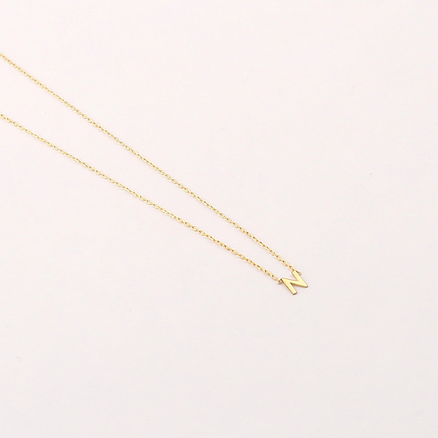 925 Sterling Silver Personalized Initial Necklace