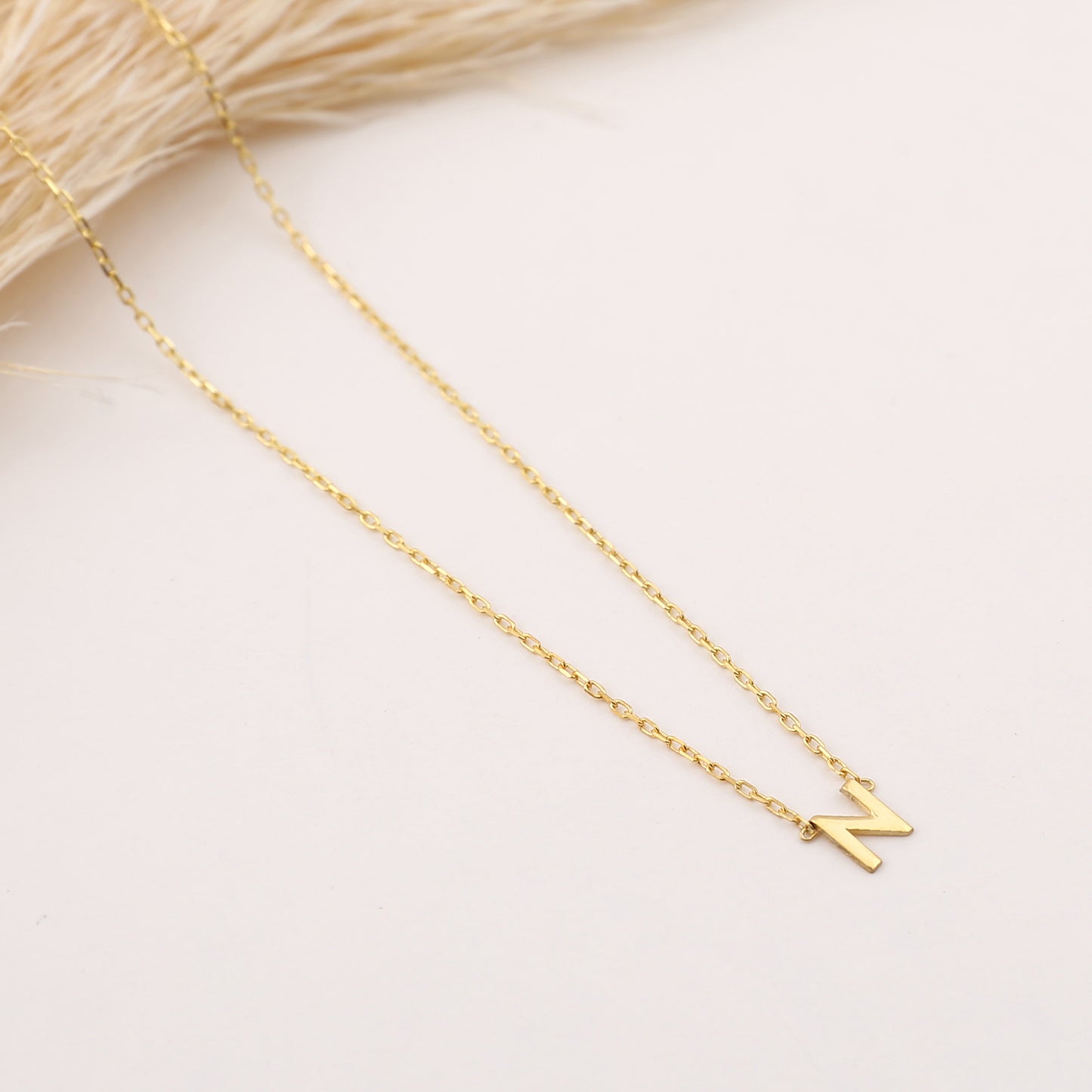 925 Sterling Silver Personalized Initial Necklace