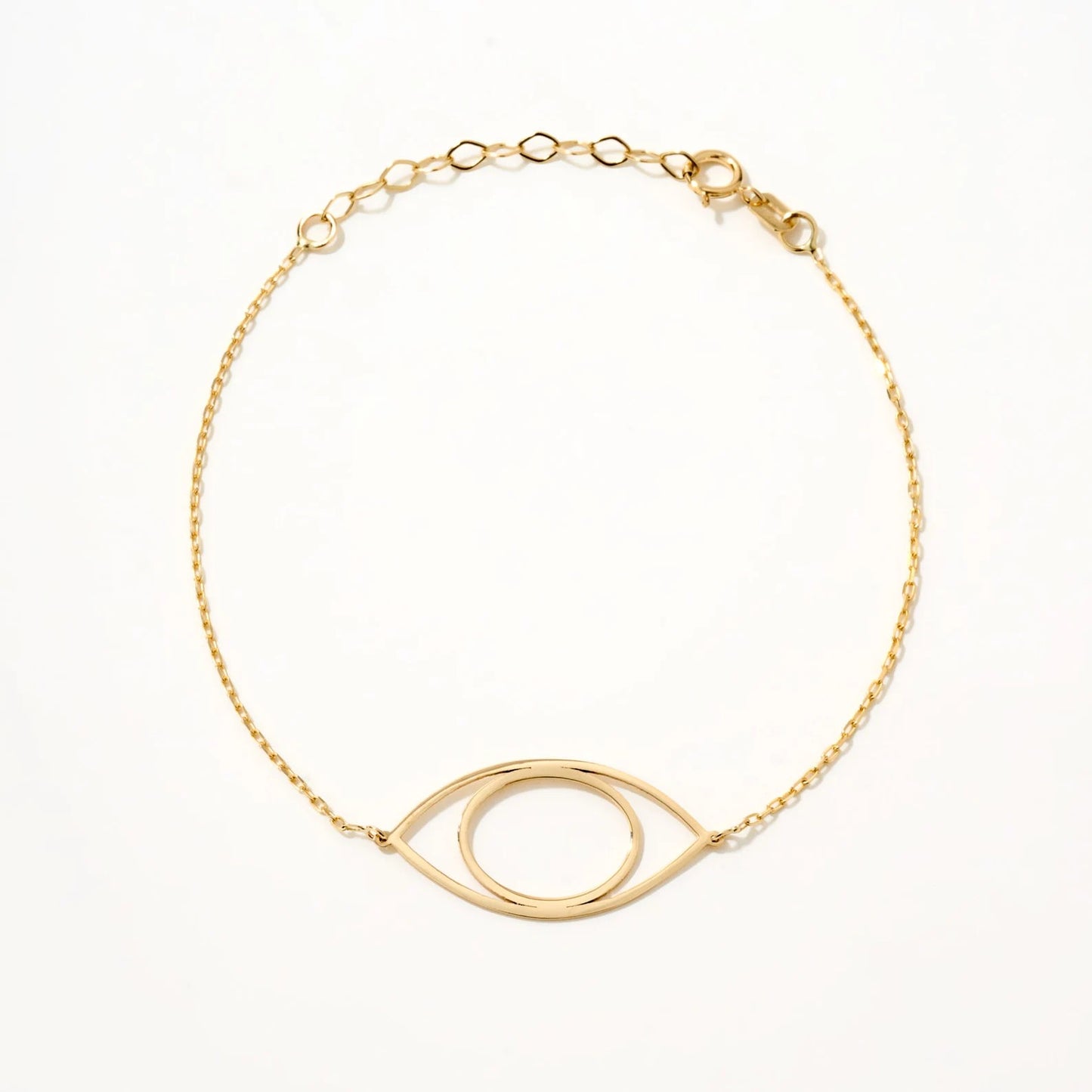 925 Sterling Silver Evil Eye Design Elegant Bracelet