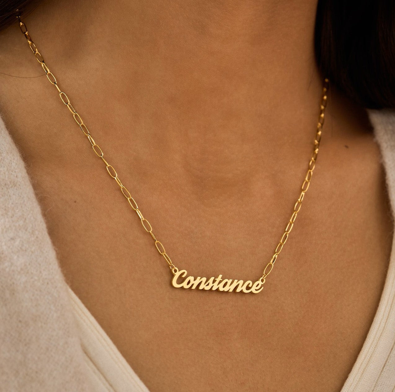 925 Sterling Silver Personalized Handwritten Name Necklace