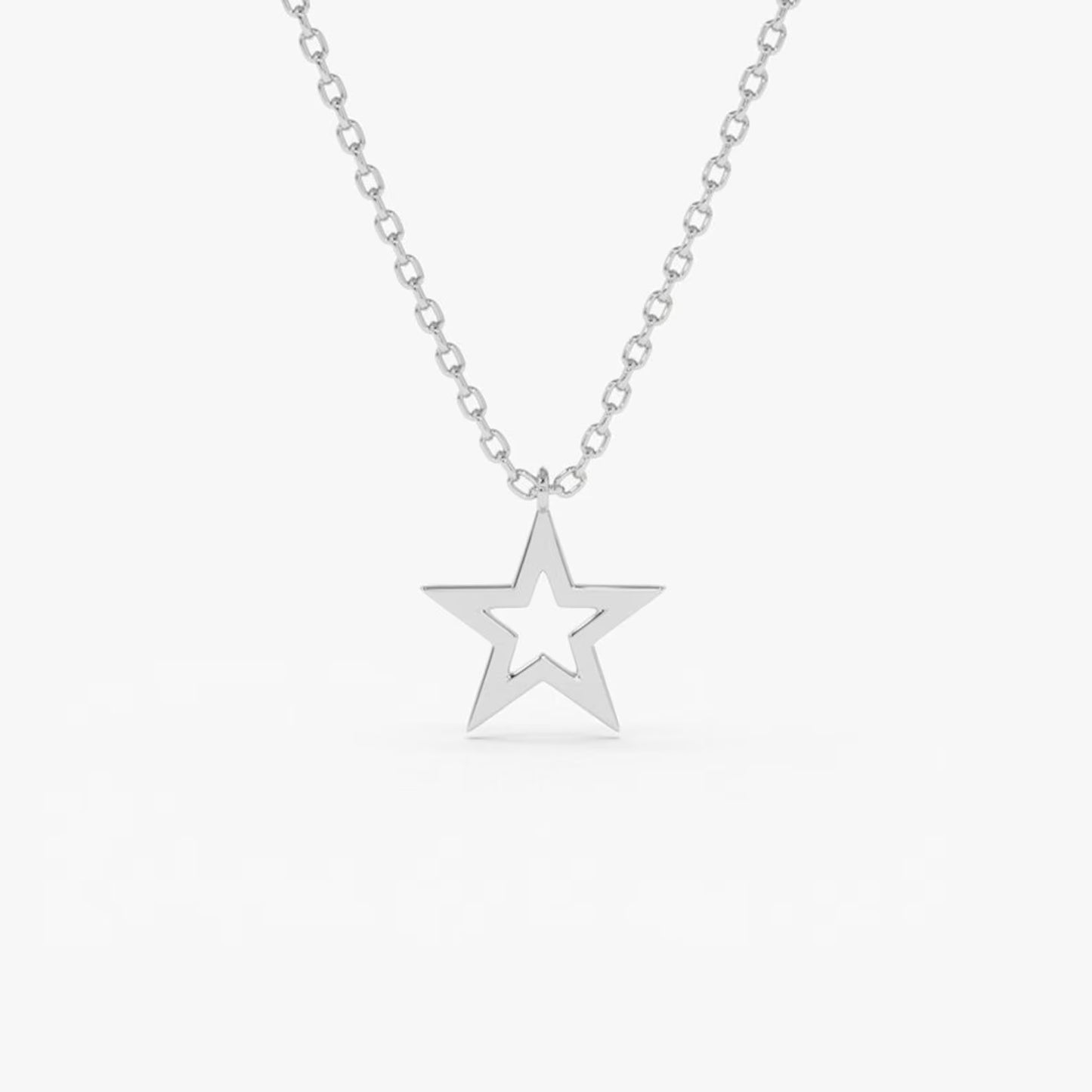 925 Sterling Silver Sun Symbol Charm Necklace
