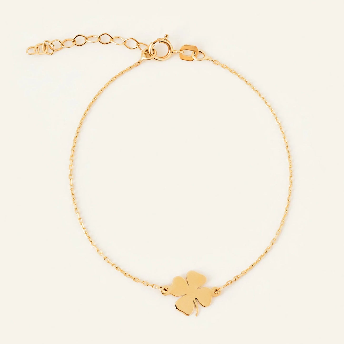 925 Sterling Silver 4 Leaf Clover Bracelet