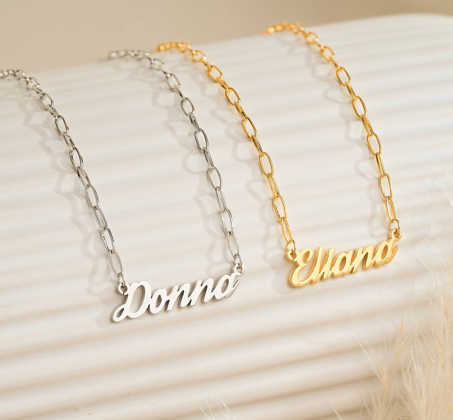 925 Sterling Silver Personalized Handwritten Name Necklace
