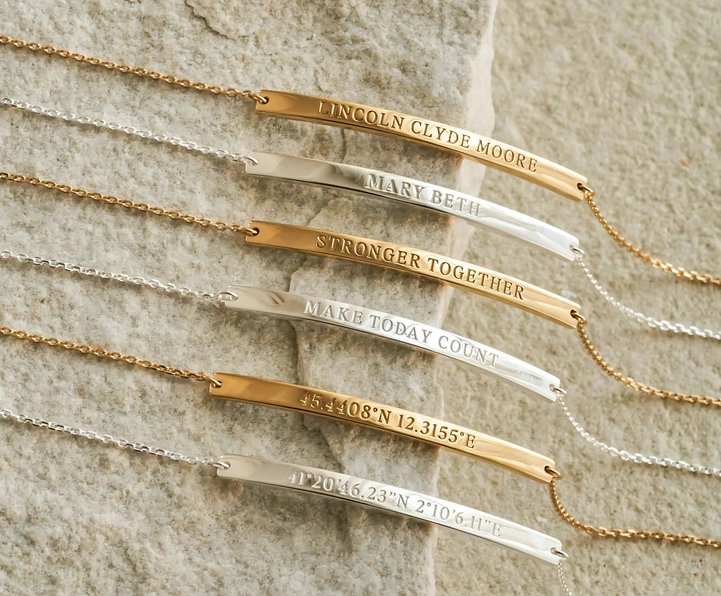925 Sterling Silver Personalized Nameplate and Date Written Bracelet