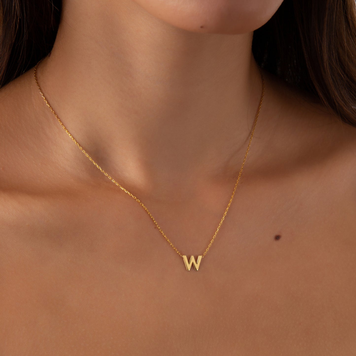925 Sterling Silver Personalized Initial Necklace