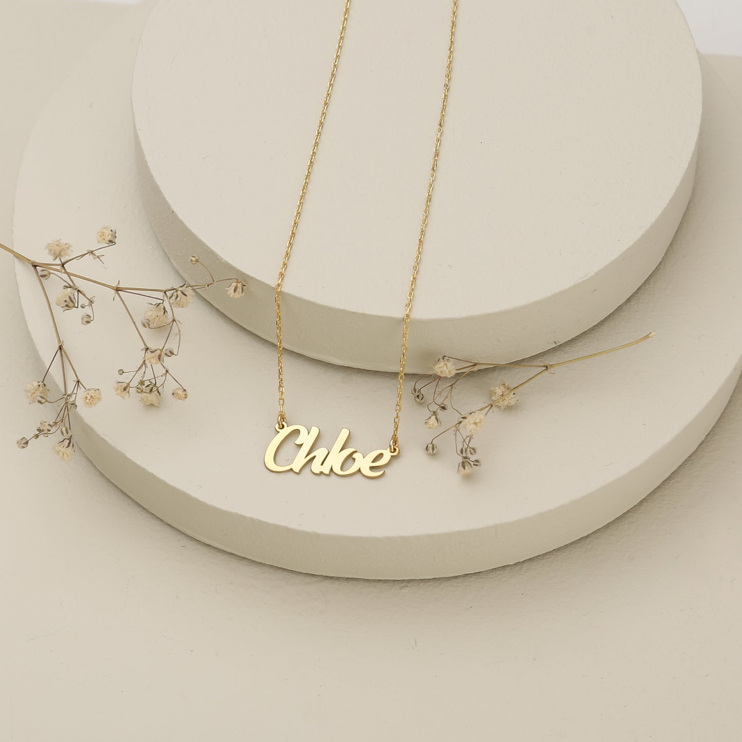 925 Sterling Silver Personalized Handwritten Name Necklace