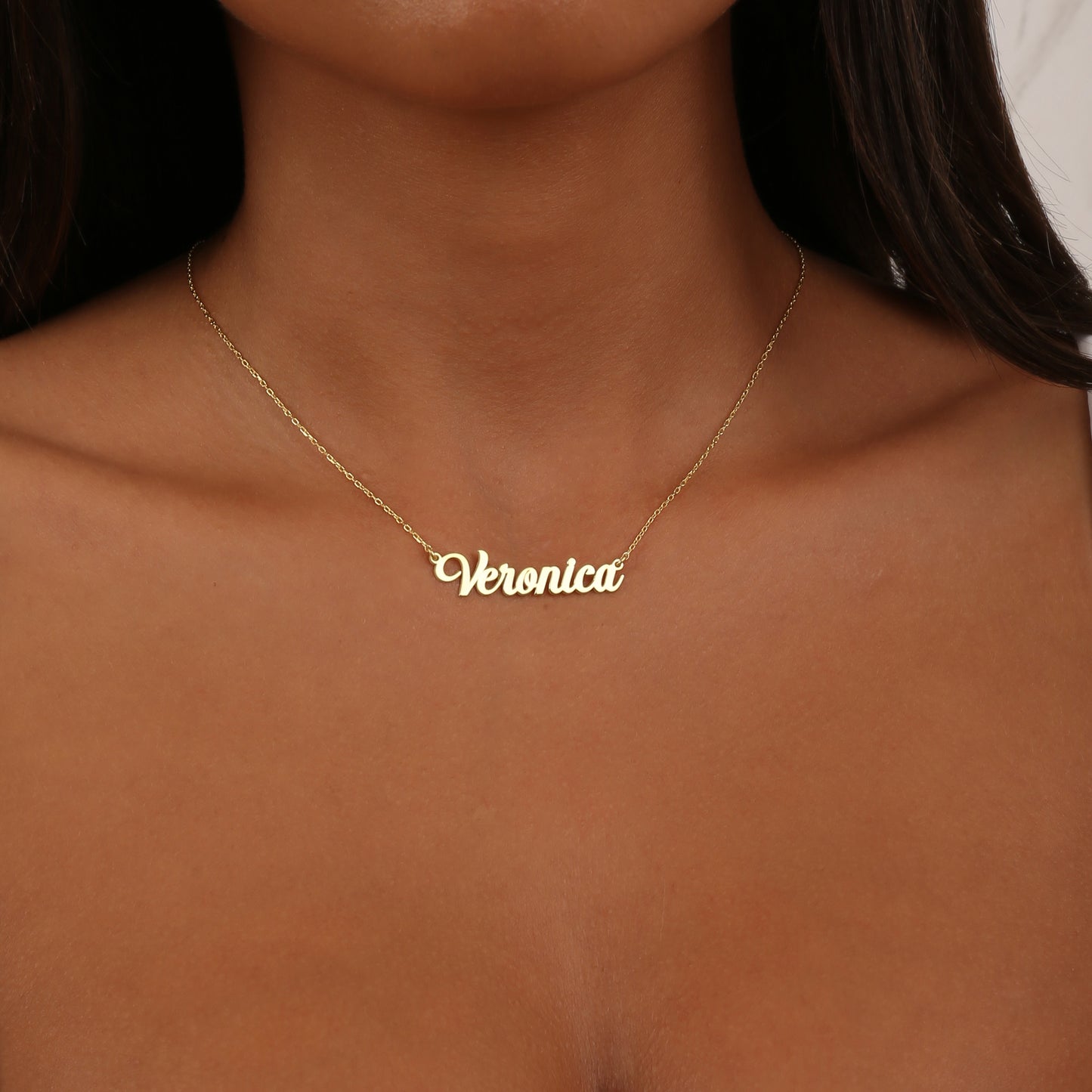 925 Sterling Silver Personalized Handwritten Name Necklace