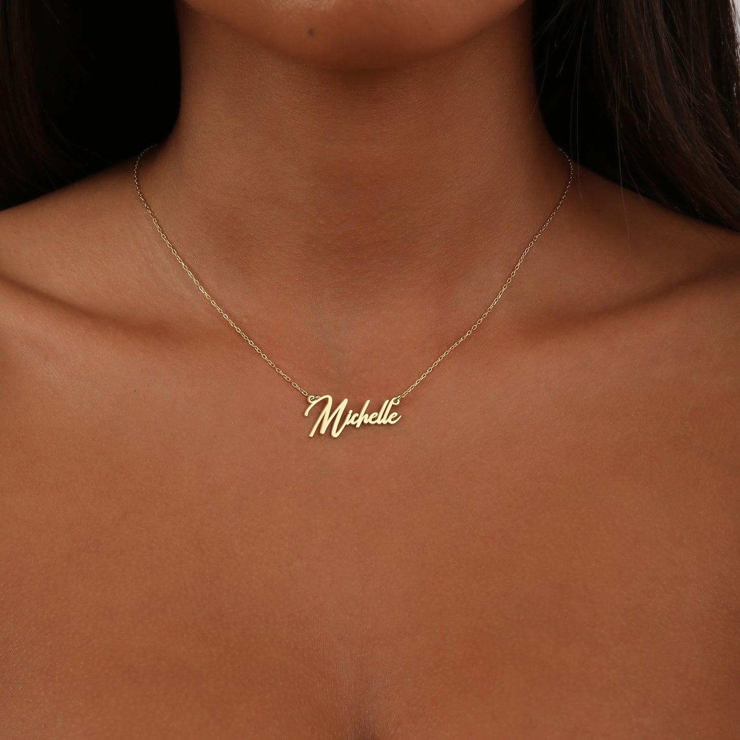 925 Sterling Silver Personalized Handwritten Name Necklace
