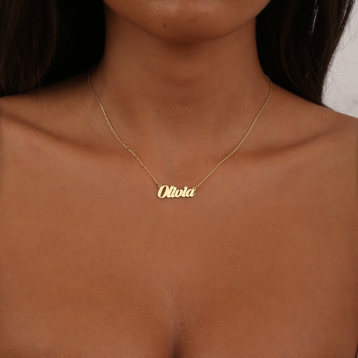 925 Sterling Silver Personalized Handwritten Name Necklace