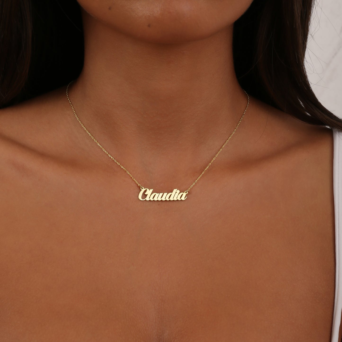 925 Sterling Silver Personalized Handwritten Name Necklace