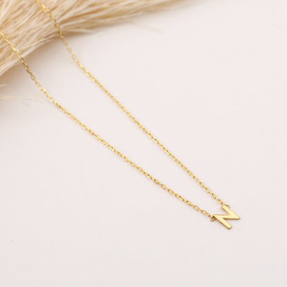 925 Sterling Silver Personalized Initial Necklace