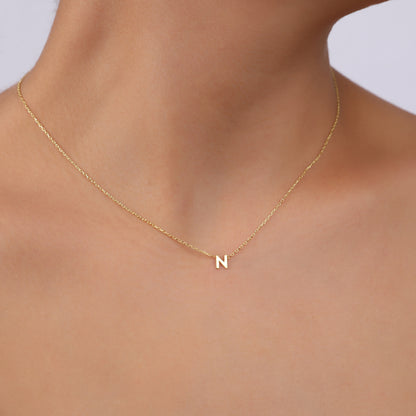 925 Sterling Silver Personalized Initial Necklace
