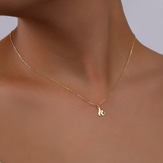 925 Sterling Silver Personalized Handwritten Name Necklace 